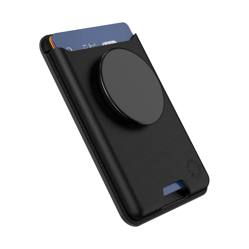 Black — Softgoods PopWallet+ for MagSafe image number 2