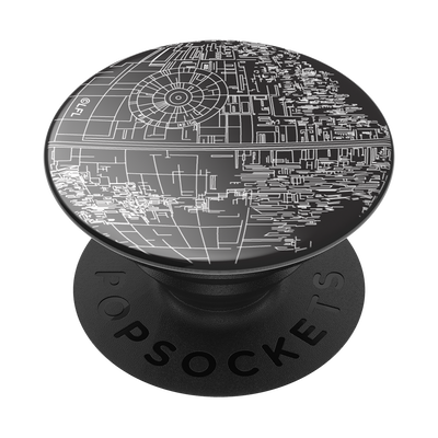 Aluminum Death Star — Adhesive PopGrip
