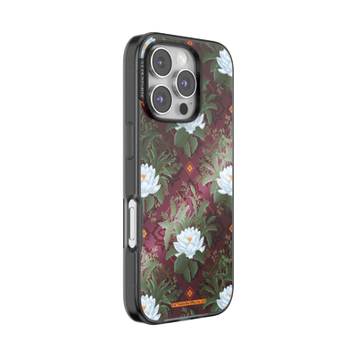 Secondary image for hover Mirror Lush White Lotus — iPhone 16 Pro MagSafe Case