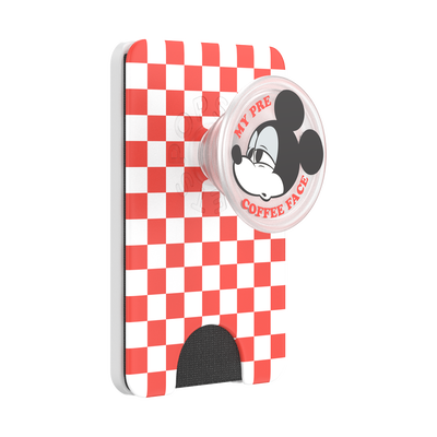 Mickey's Coffee Face — PopWallet+ for MagSafe