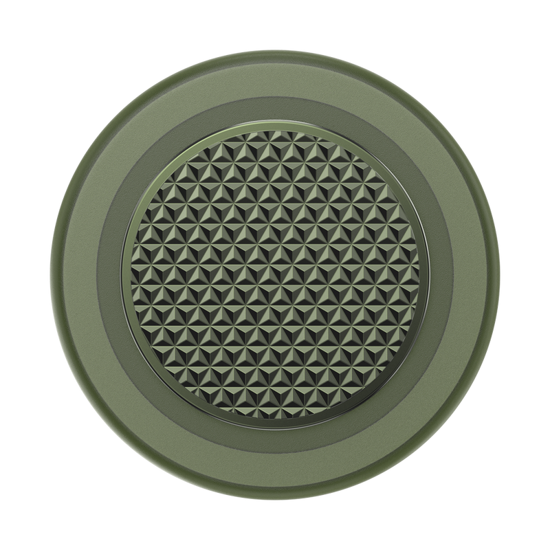 Olive Triangle Knurl — MagSafe PopGrip image number 1