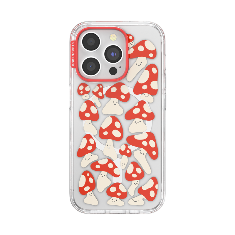 Red Shrooms — iPhone 15 Pro MagSafe Case image number 0