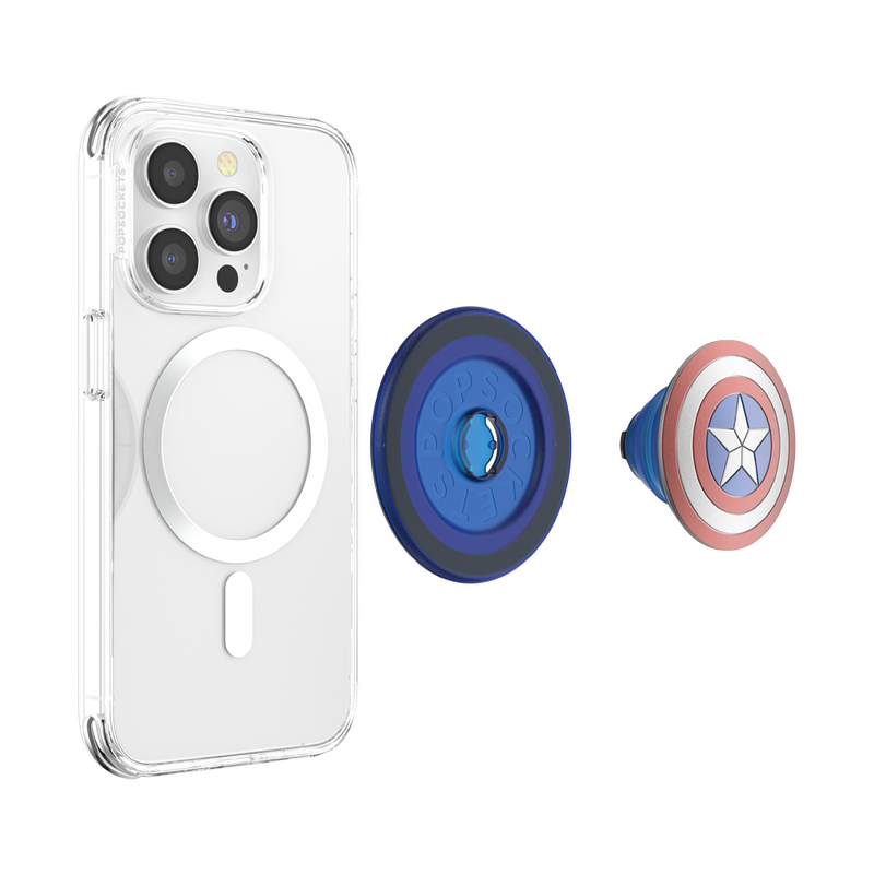 Marvel — Enamel Captain America PopGrip for MagSafe - Round image number 2