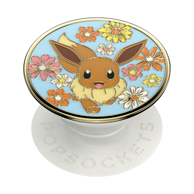 Floral Eevee Enamel — Adhesive PopGrip