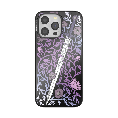 Mirror Thorny Blade Lavender — iPhone 15 Pro Max MagSafe Case