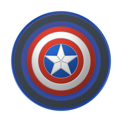 Secondary image for hover Enamel Captain America PopGrip for MagSafe - Round