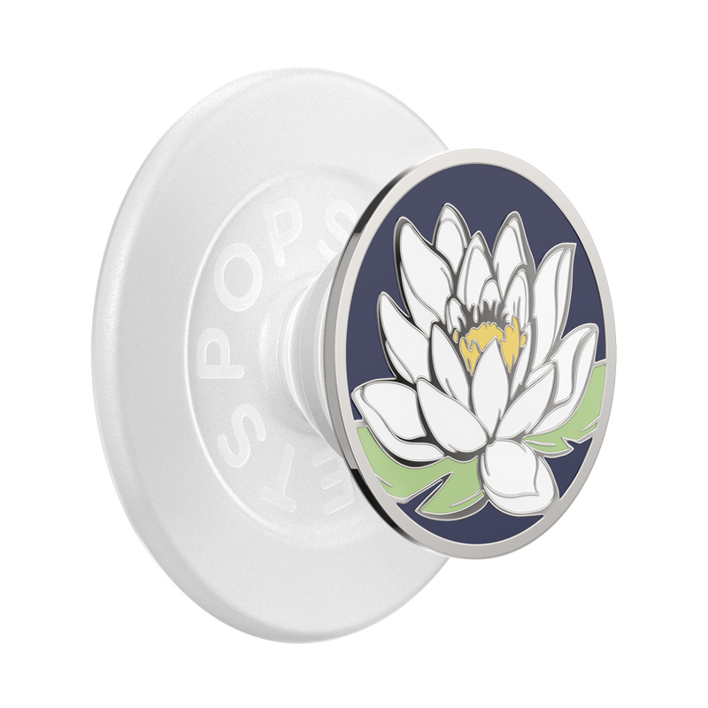 Enamel Water Lily Midnight — MagSafe PopGrip image number 0