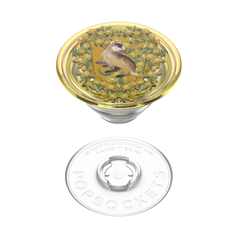 Hufflepuff Floral Crest — Adhesive PopGrip image number 6
