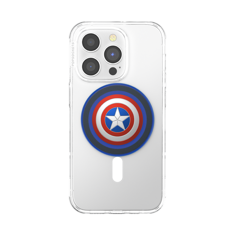 Marvel — Enamel Captain America PopGrip for MagSafe - Round image number 3