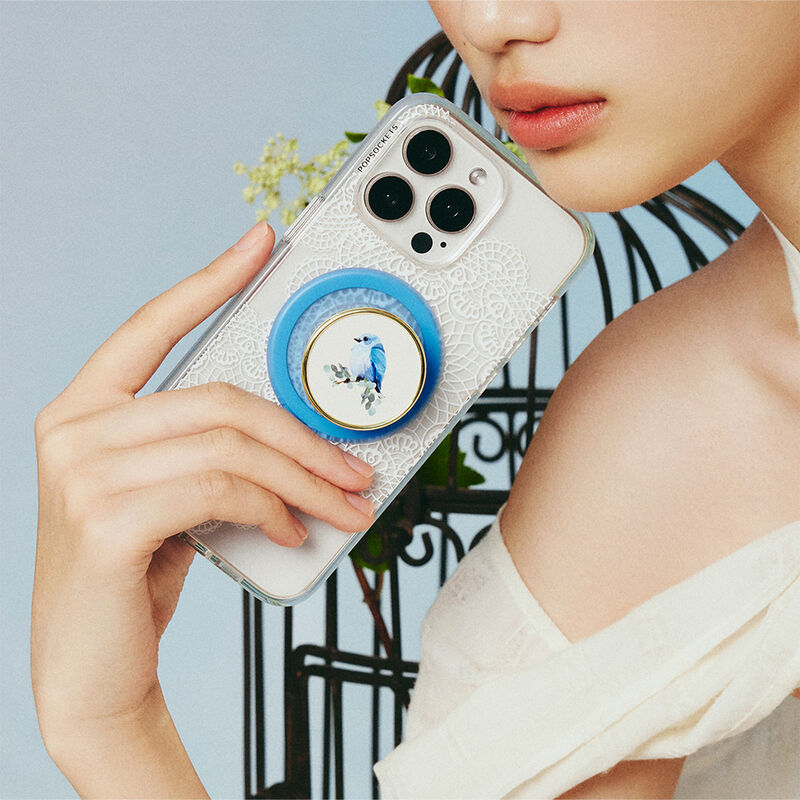 Enamel Blue Bird — MagSafe PopGrip image number 8