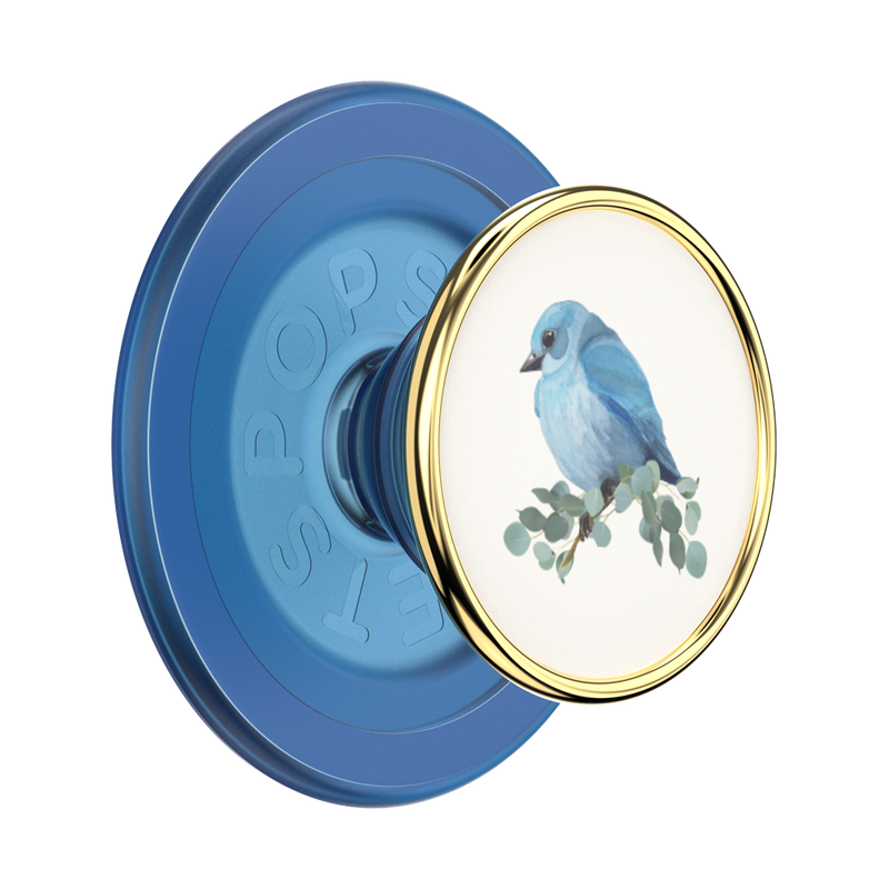 Enamel Blue Bird — MagSafe PopGrip image number 0