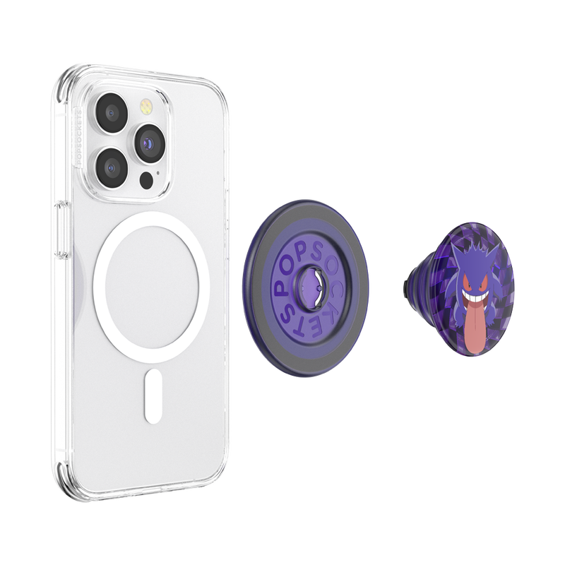 Pokémon — Glow in the Dark Ghost Gengar PopGrip for MagSafe - Round image number 3