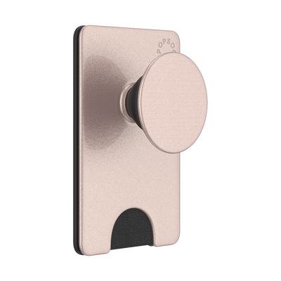 Shimmer Rose Gold PopWallet+