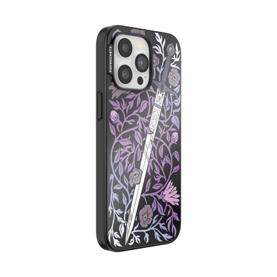Secondary image for hover Mirror Thorny Blade Lavender — iPhone 15 Pro Max MagSafe Case