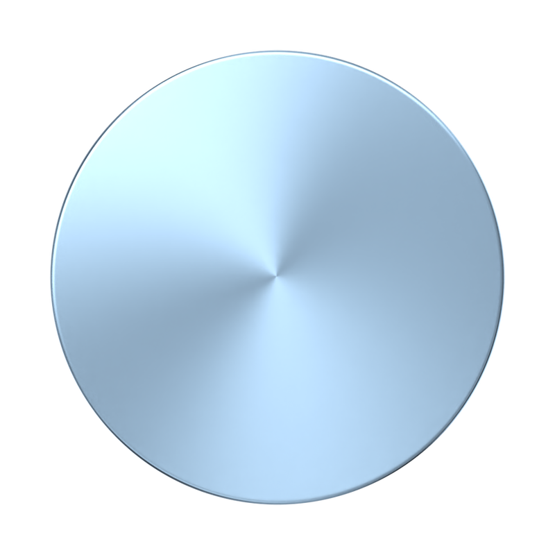 Aluminum Blue Sigh — Adhesive PopGrip image number 1