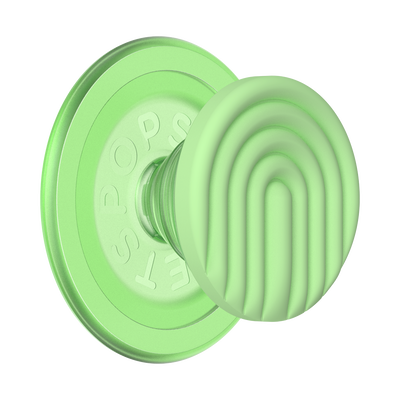 PopOut Curves Matcha Dew — PopGrip for MagSafe