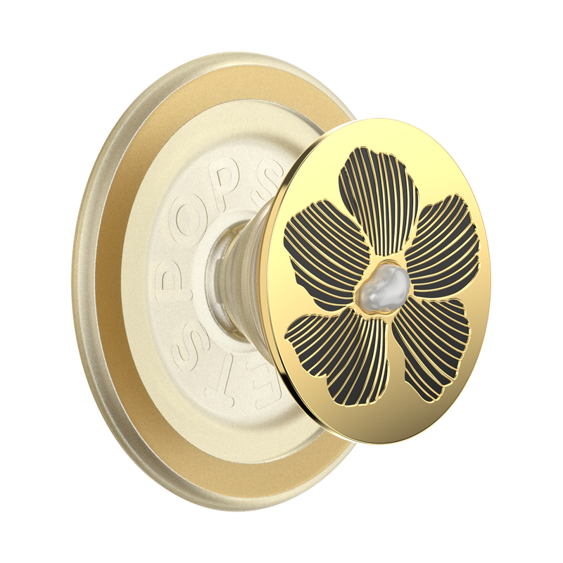 Enamel Mae Flower with Pearl — MagSafe PopGrip image number 0