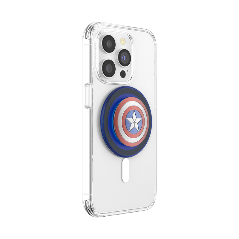 Marvel — Enamel Captain America PopGrip for MagSafe - Round image number 4