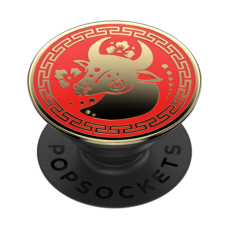 Enamel Year of the Ox — Adhesive PopGrip image number 0