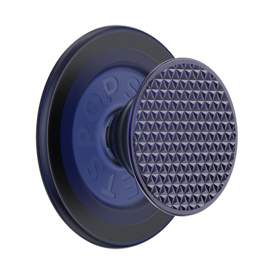 Triangle Knurl French Navy — PopGrip for MagSafe