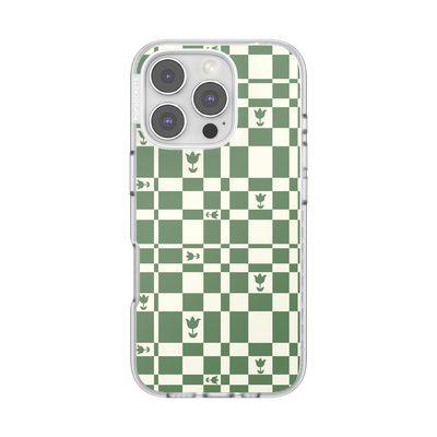 Garden Check Green — iPhone 16 Pro for MagSafe