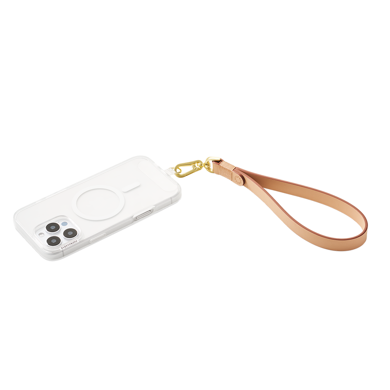 Vegan Leather Tan — Wristlet image number 3