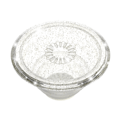 Clear Glitter Silver — PopTop