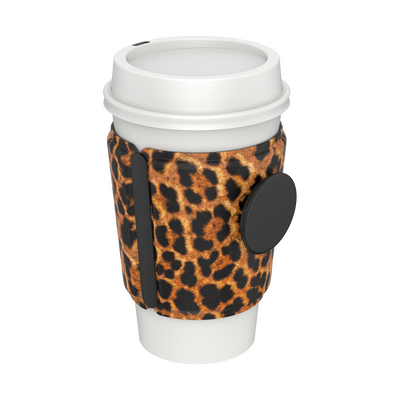 Secondary image for hover PopThirst Cup Sleeve Leopard Prowl