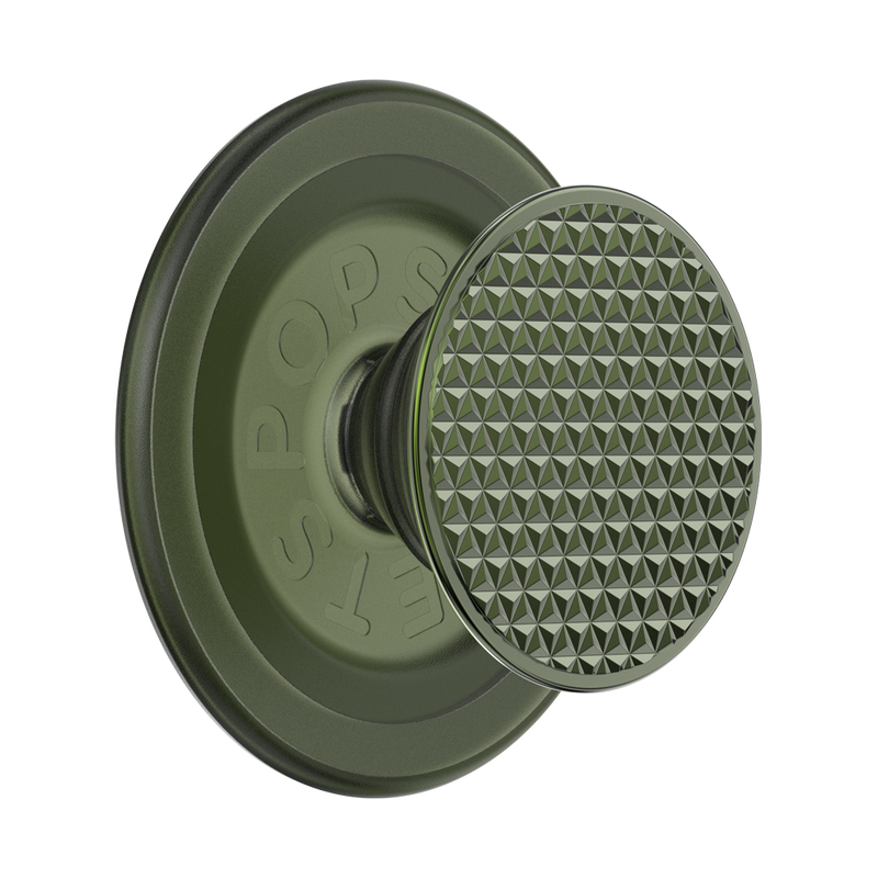 Olive Triangle Knurl — MagSafe PopGrip image number 0