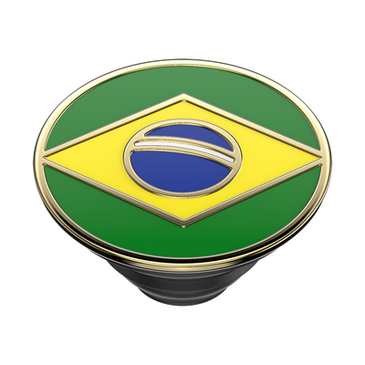Enamel Brazilian Flag — PopTop