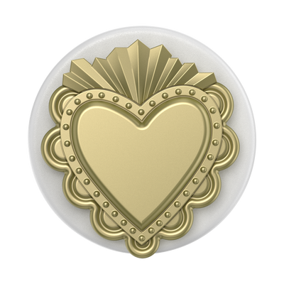 Secondary image for hover PopOut Sacred Heart Gold — PopGrip for MagSafe