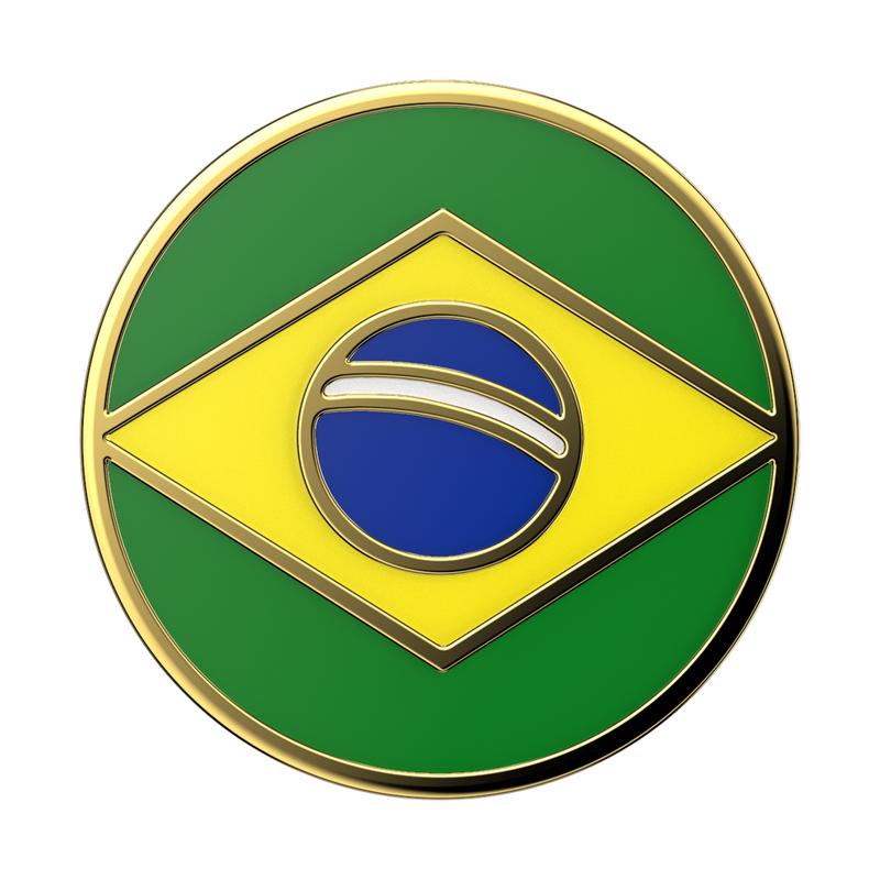 Enamel Brazilian Flag — PopTop image number 1