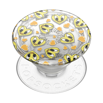 Translucent Tweety Heart Toss — Adhesive PopGrip