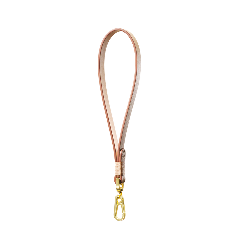 Vegan Leather Tan — Wristlet image number 0