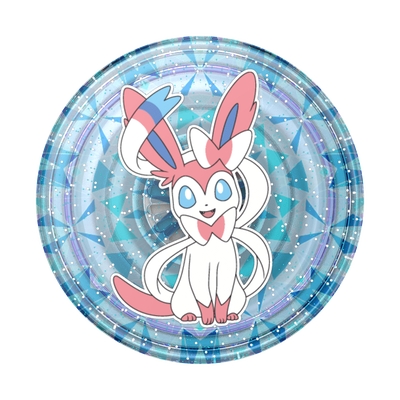 Secondary image for hover Diamond Sylveon - Glitter Graphic — Adhesive PopGrip