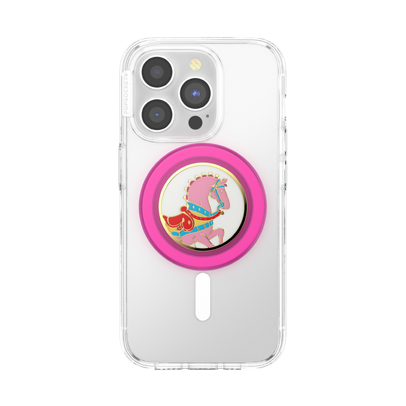 Enamel Carousel Pony — MagSafe PopGrip image number 3