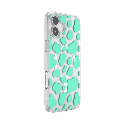 Secondary image for hover Turquoise Cow Cow — iPhone 16 Plus MagSafe Case