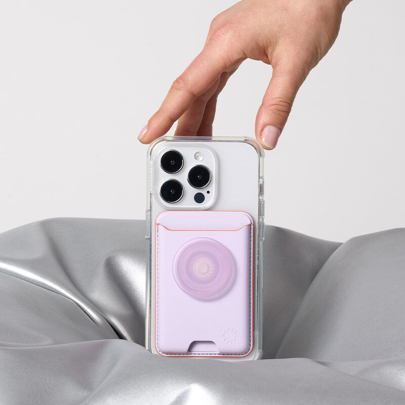 Pale Lavender —  Softgoods MagSafe PopWallet+ image number 4