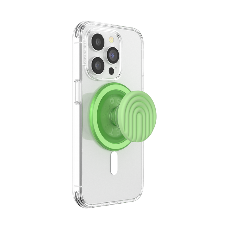 PopOut Curves Matcha Dew — MagSafe PopGrip image number 5