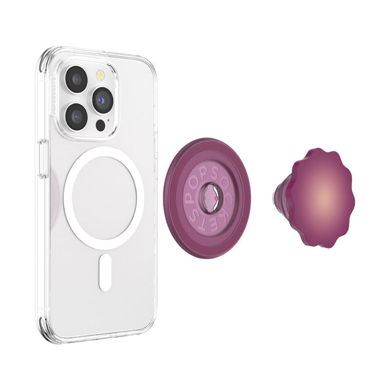 Molded Flower Red Wine — MagSafe PopGrip image number 2