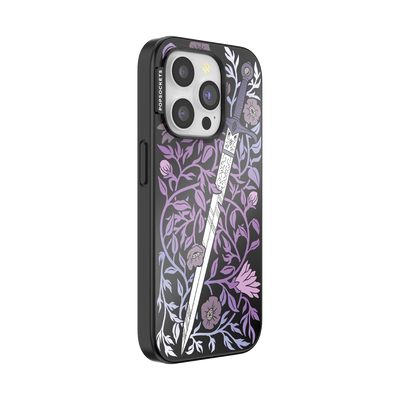 Secondary image for hover Mirror Thorny Blade Lavender — iPhone 15 Pro MagSafe Case