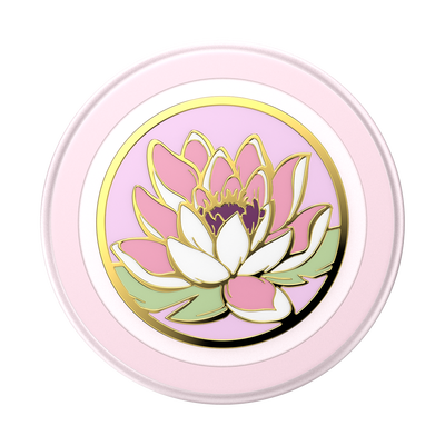Secondary image for hover Enamel Water Lily — PopGrip for MagSafe - Round