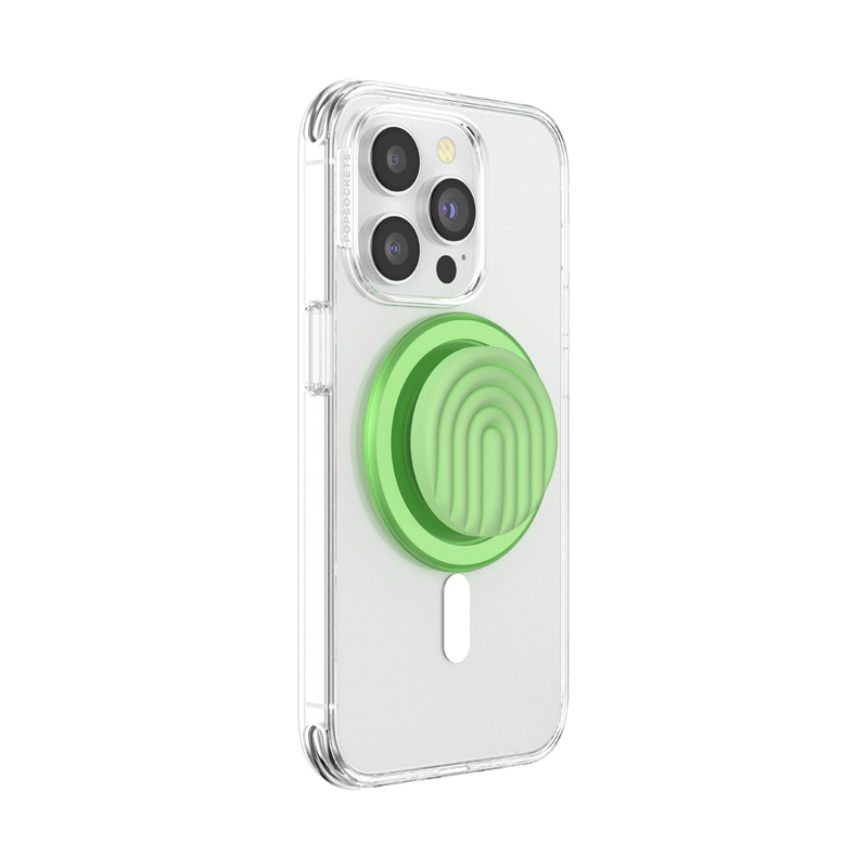 PopOut Curves Matcha Dew — MagSafe PopGrip image number 4