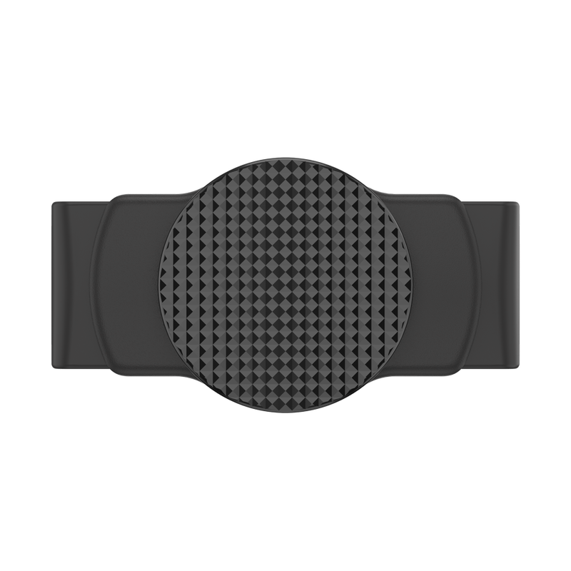 PopGrip Slide Stretch Knurled Texture on Black with Square Edges image number 0