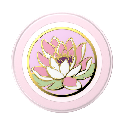 Secondary image for hover Enamel Water Lily — PopGrip for MagSafe - Round