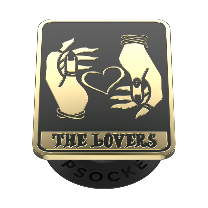 Enamel Tarot Card The Lovers image number 2