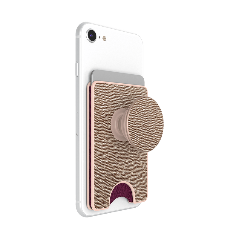 PopWallet+ Saffiano Rose Gold image number 2