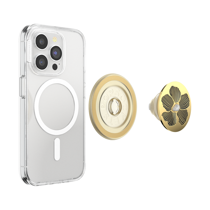 Enamel Mae Flower with Pearl — MagSafe PopGrip image number 5