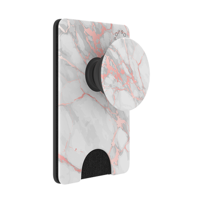 Secondary image for hover Rose Gold Lutz Marble PopWallet+