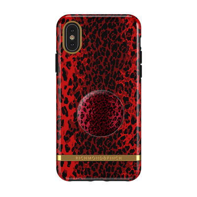 Richmond & Finch Case Red Leopard — iPhone X/XS